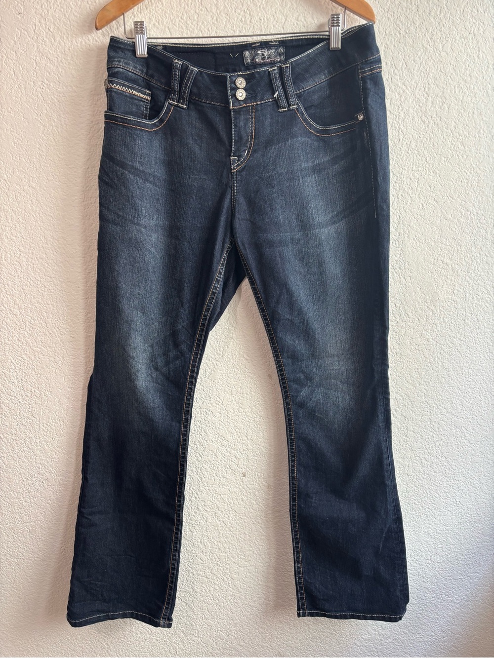 Silver Dawson Jeans Dark Blue Bootcut Jeans Womens Size 14